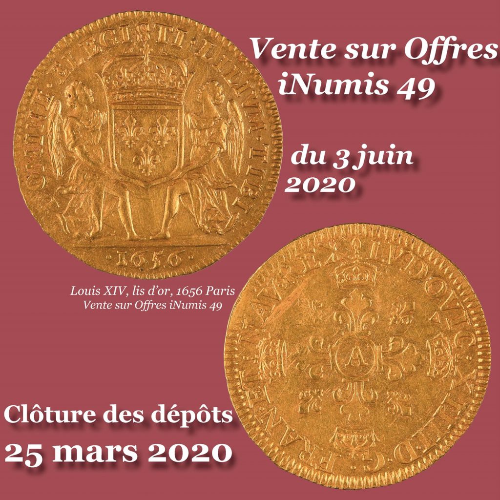 Image Dépôts Vente sur Offres iNumis 49